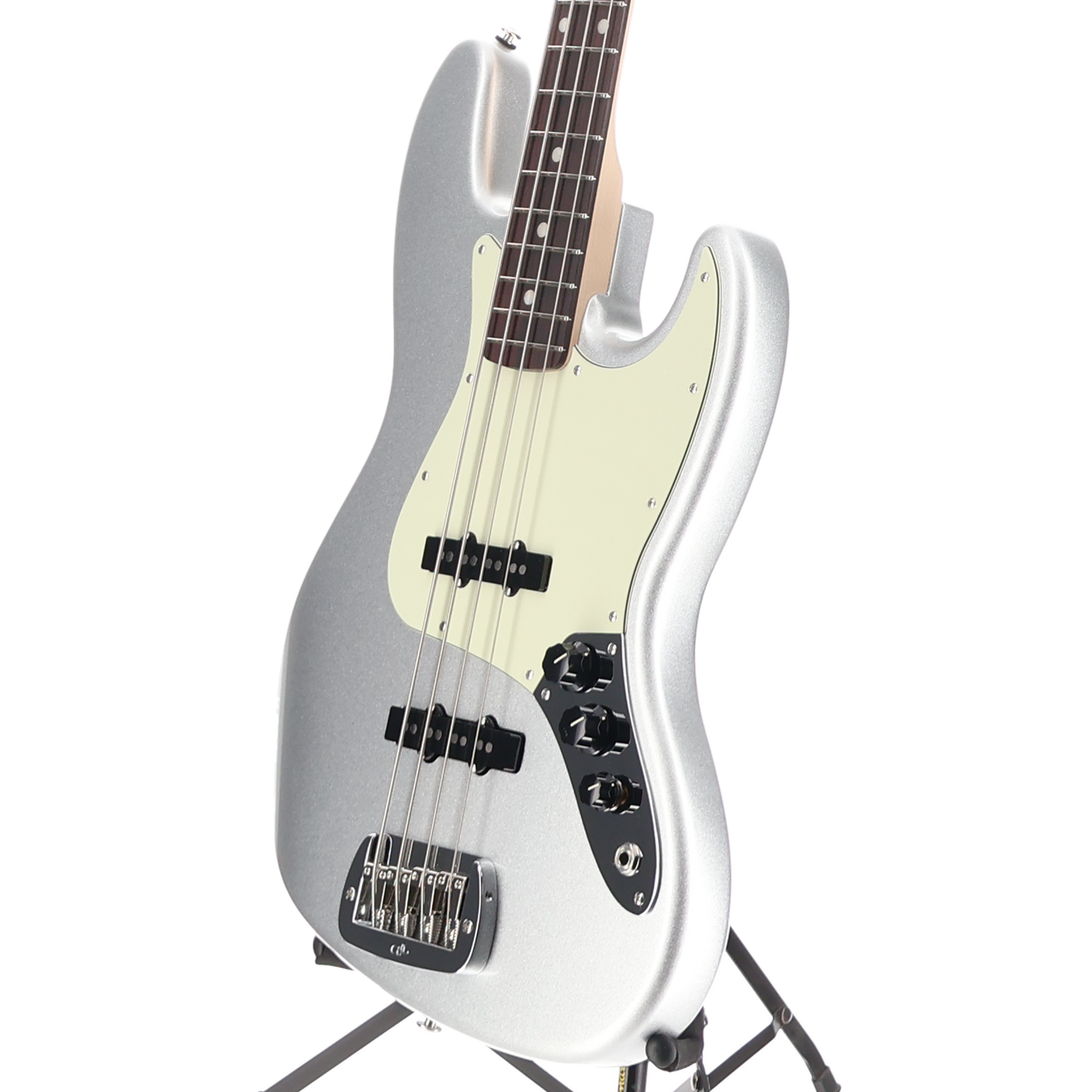 G&L Fullerton Deluxe JB 4 Bass Silver Metallic (04181)