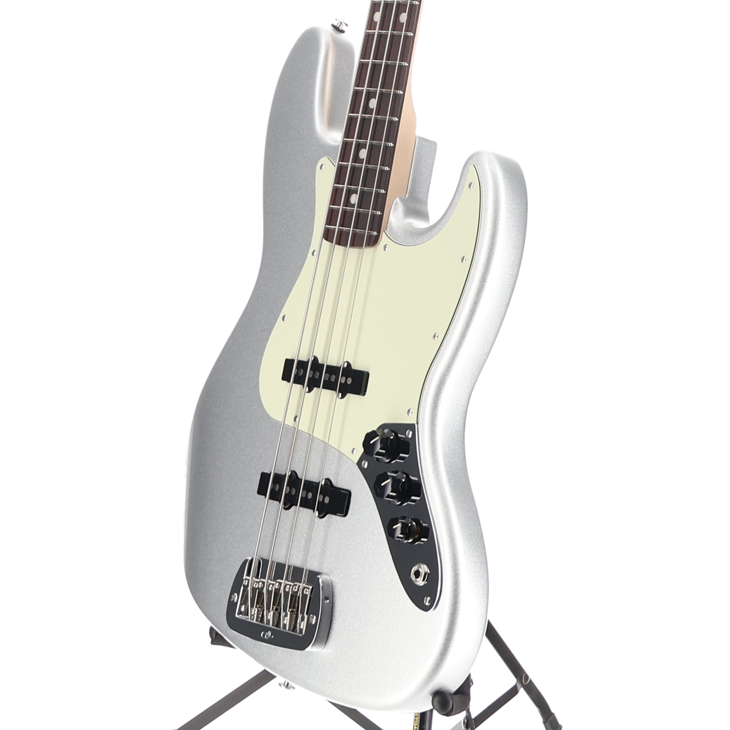G&L Fullerton Deluxe JB 4 Bass Silver Metallic (04181)