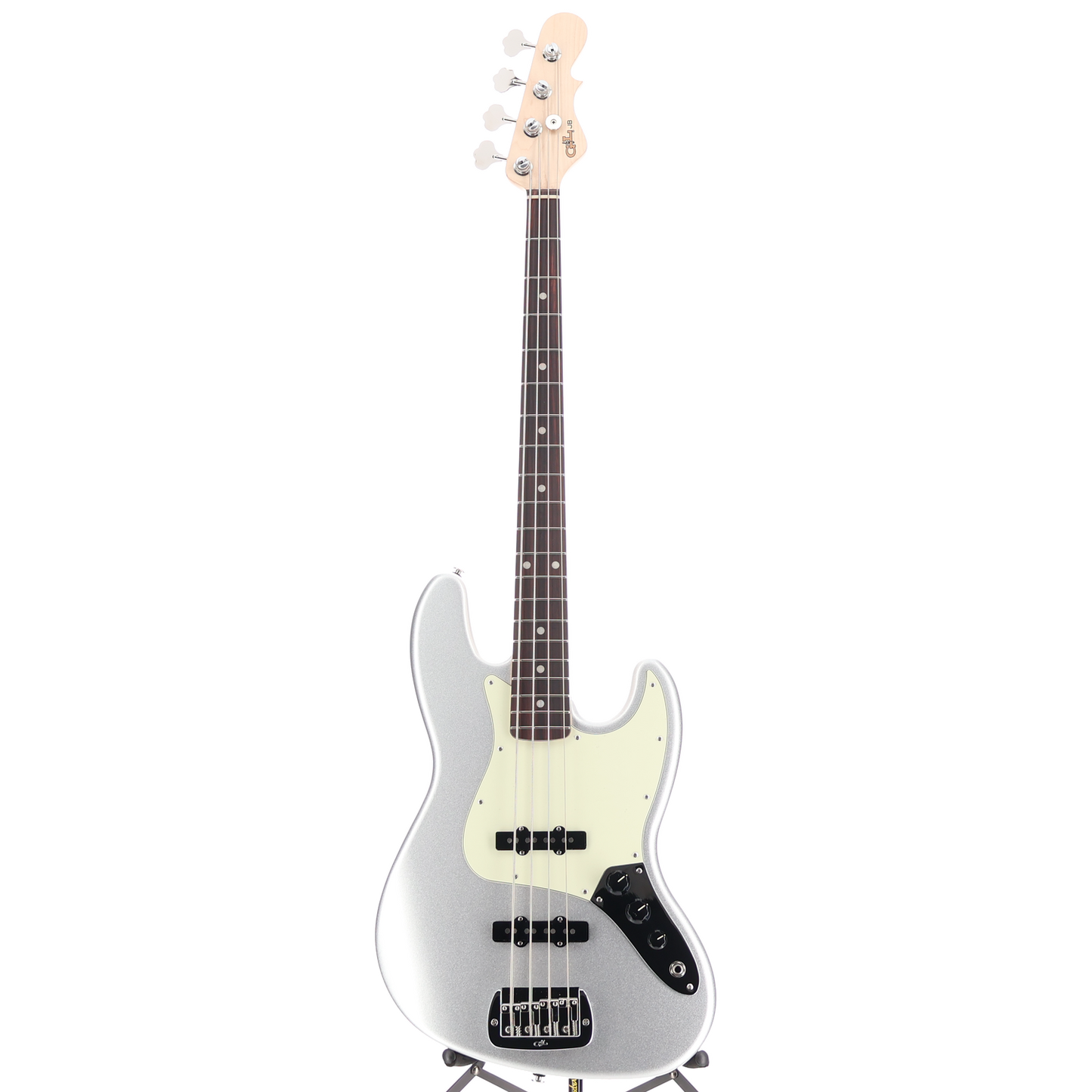 G&L Fullerton Deluxe JB 4 Bass Silver Metallic (04181)