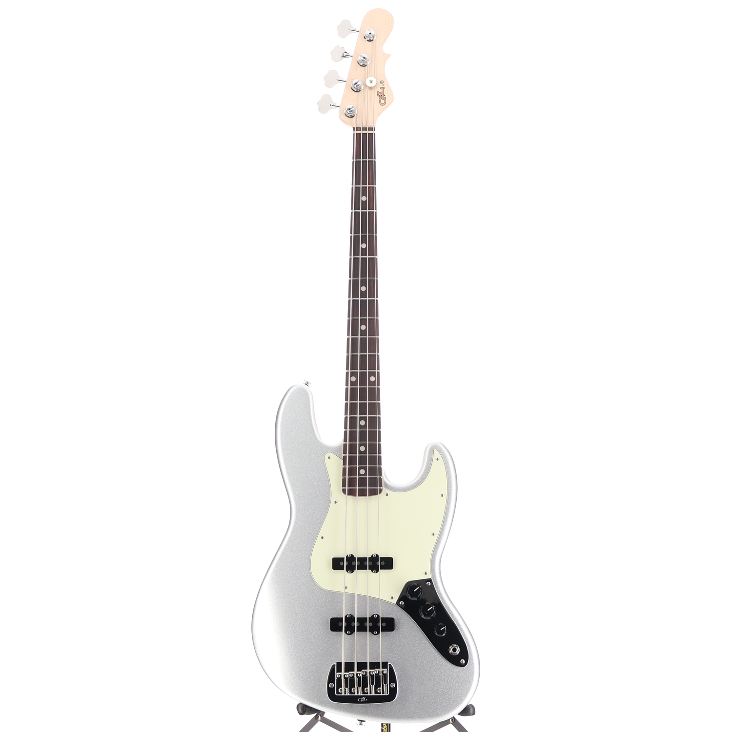 G&L Fullerton Deluxe JB 4 Bass Silver Metallic (04181)
