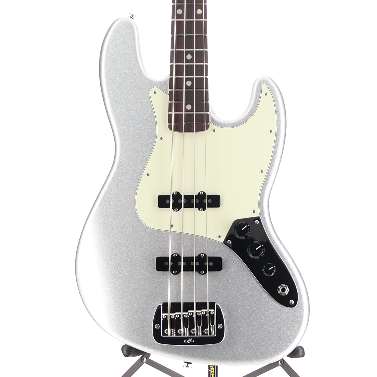 G&L Fullerton Deluxe JB 4 Bass Silver Metallic (04181)