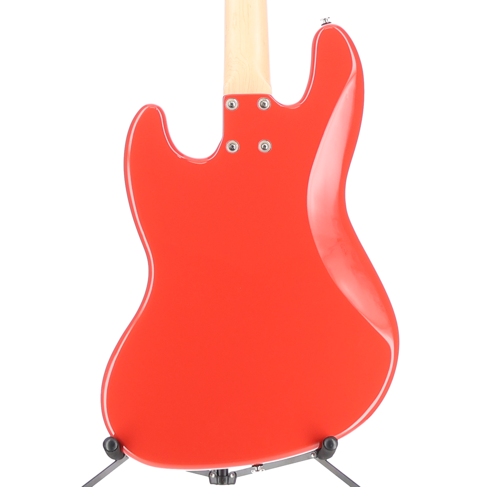 G&L Fullerton Deluxe JB 4 Electric Bass - Block Inlay - Fullerton Red (RC2) (04098)