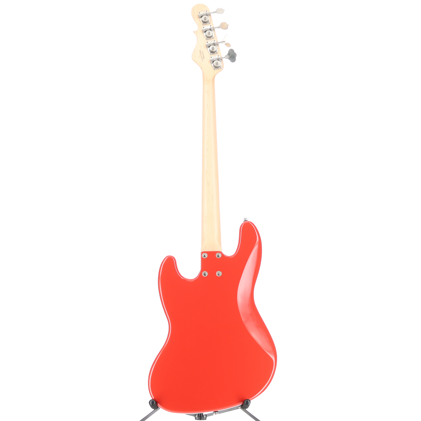 G&L Fullerton Deluxe JB 4 Electric Bass - Block Inlay - Fullerton Red (RC2) (04098)