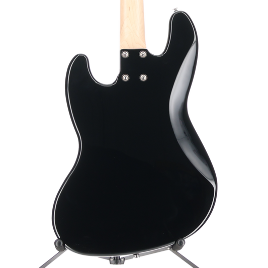 G&L Fullerton Deluxe JB 4 String Bass Guitar - Jet Black (U10) (05202)