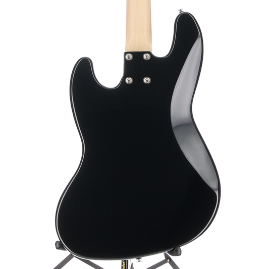 G&L Fullerton Deluxe JB Electric Bass Jet Black Maple Fingerboard w/Block Inlay (11014)