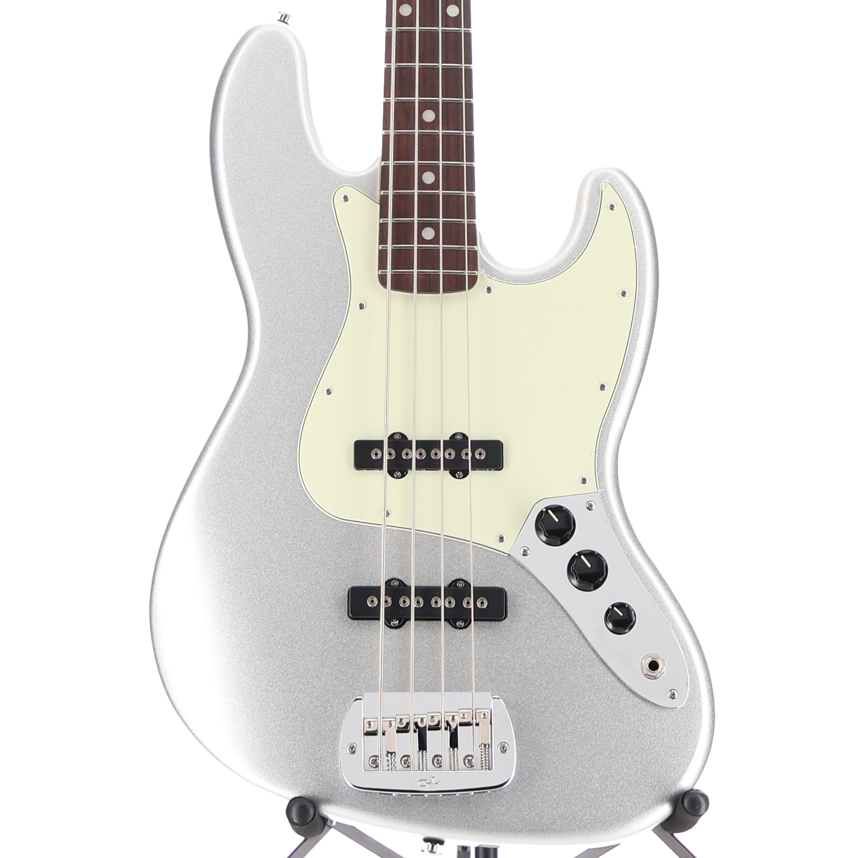 G&L Fullerton Deluxe JB MFD Bass Silver Metallic (A8) (04145)