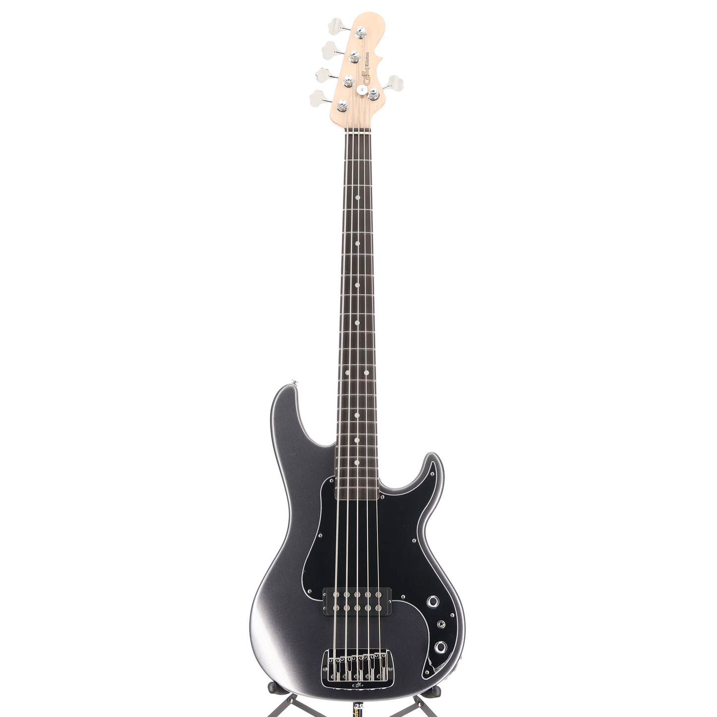 G&L Fullerton Deluxe Kiloton 5 String Bass Guitar Graphite Metallic (#10)(04060) (04060)