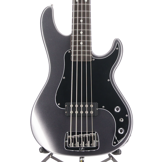 G&L Fullerton Deluxe Kiloton 5 String Bass Guitar Graphite Metallic (#10)(04060) (04060)