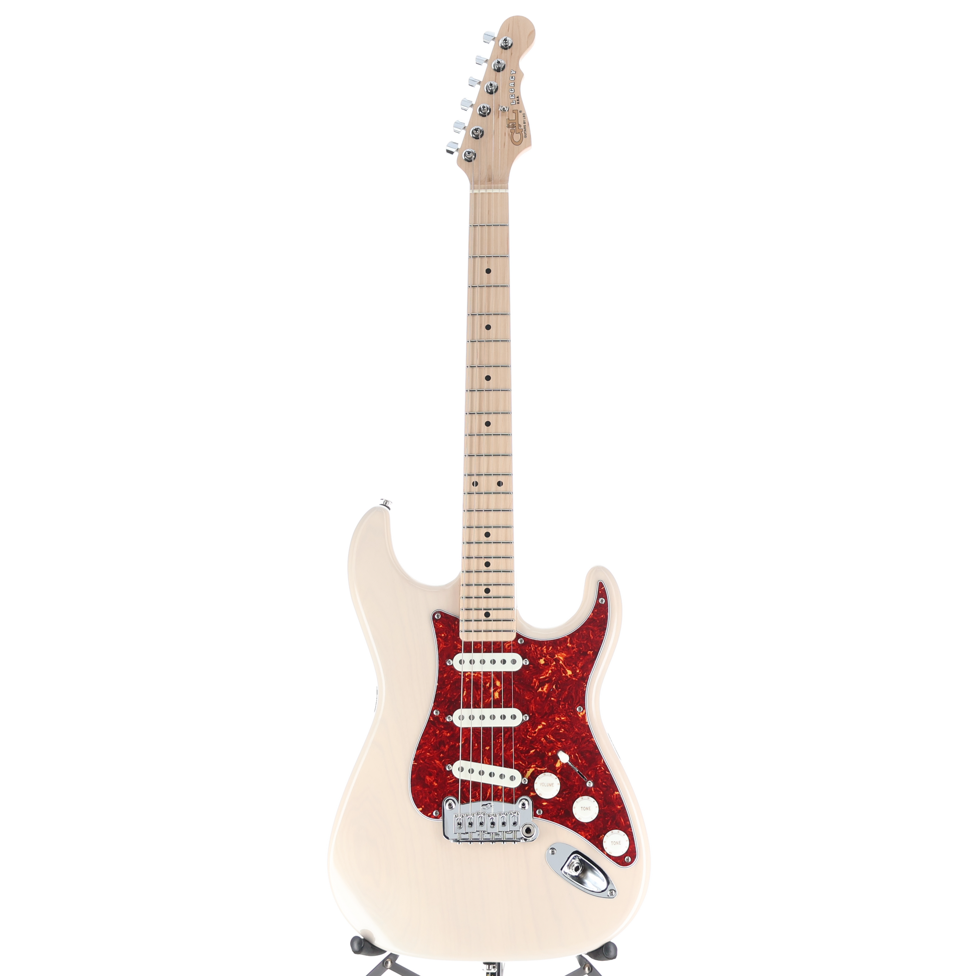 G&L Fullerton Deluxe Legacy Electric Guitar Blonde Maple Neck (06065)