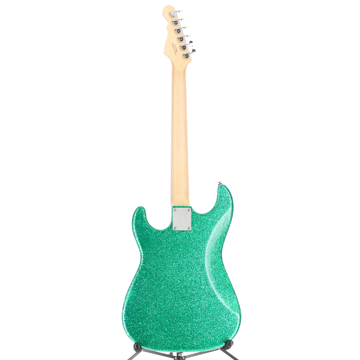 G&L Fullerton Deluxe Legacy Electric Guitar - MOD - Green Sparkle (C12) (08004)