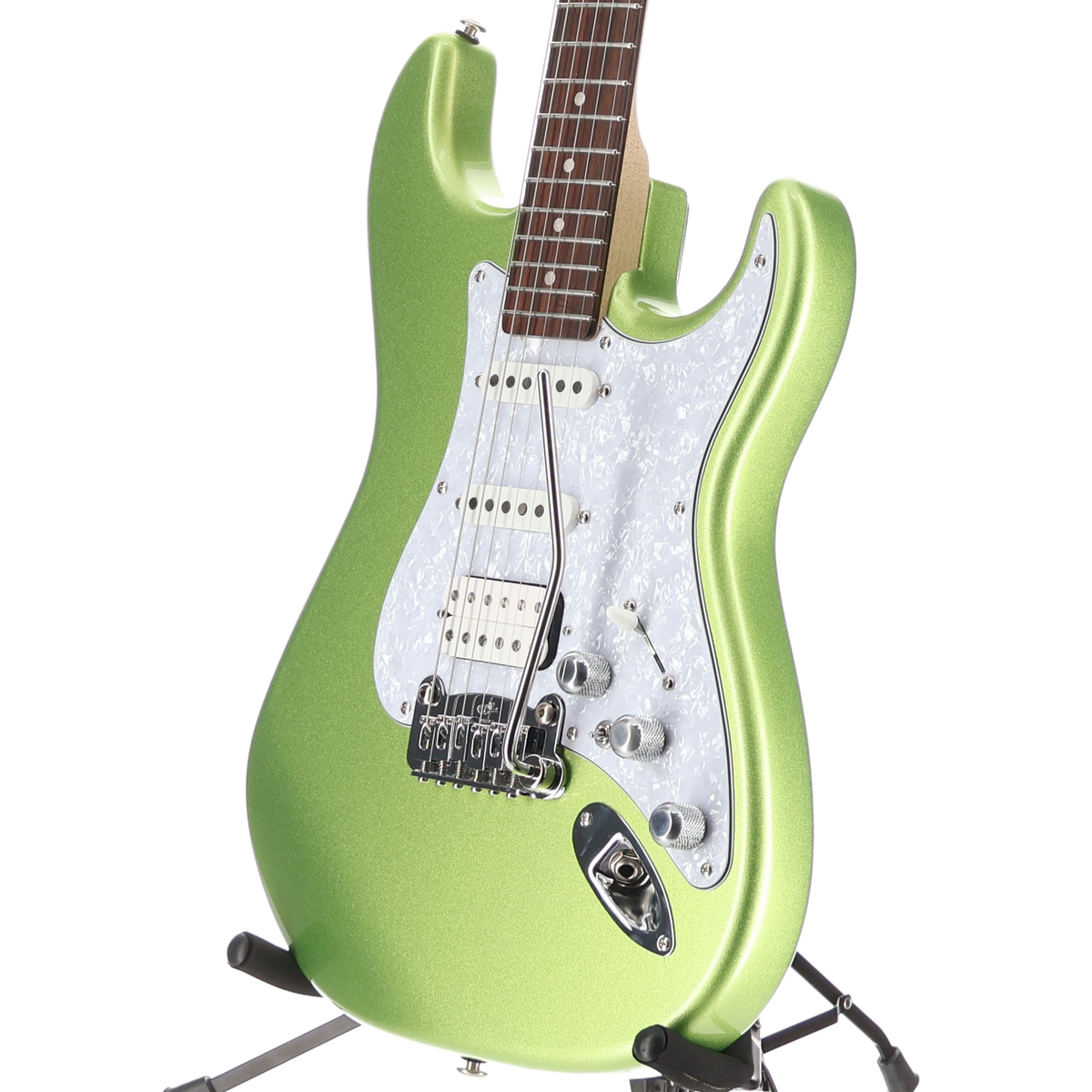 G&L Fullerton Deluxe Legacy HSS Electric Guitar - Macha Tea (SR) (07051)