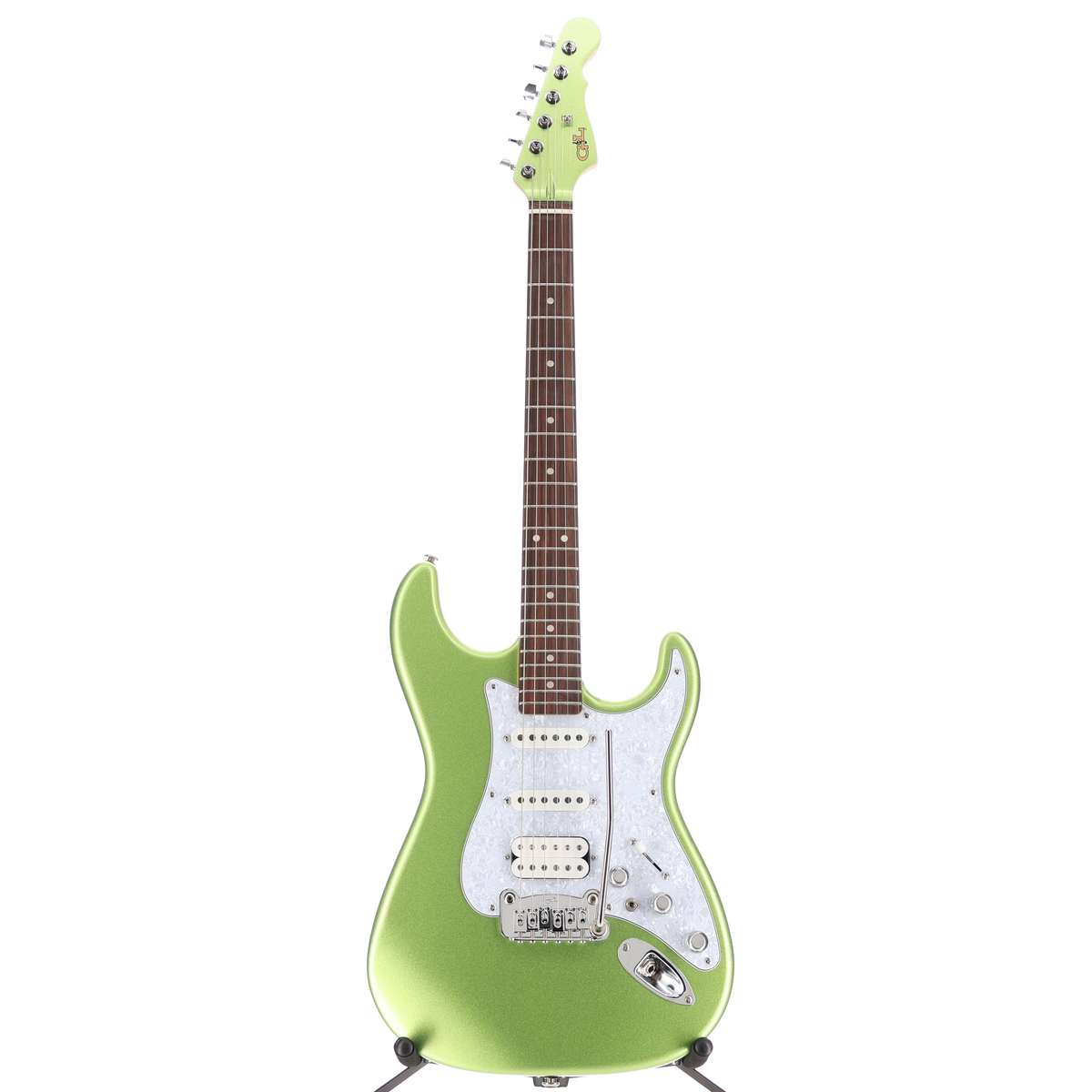 G&L Fullerton Deluxe Legacy HSS Electric Guitar - Macha Tea (SR) (07051)