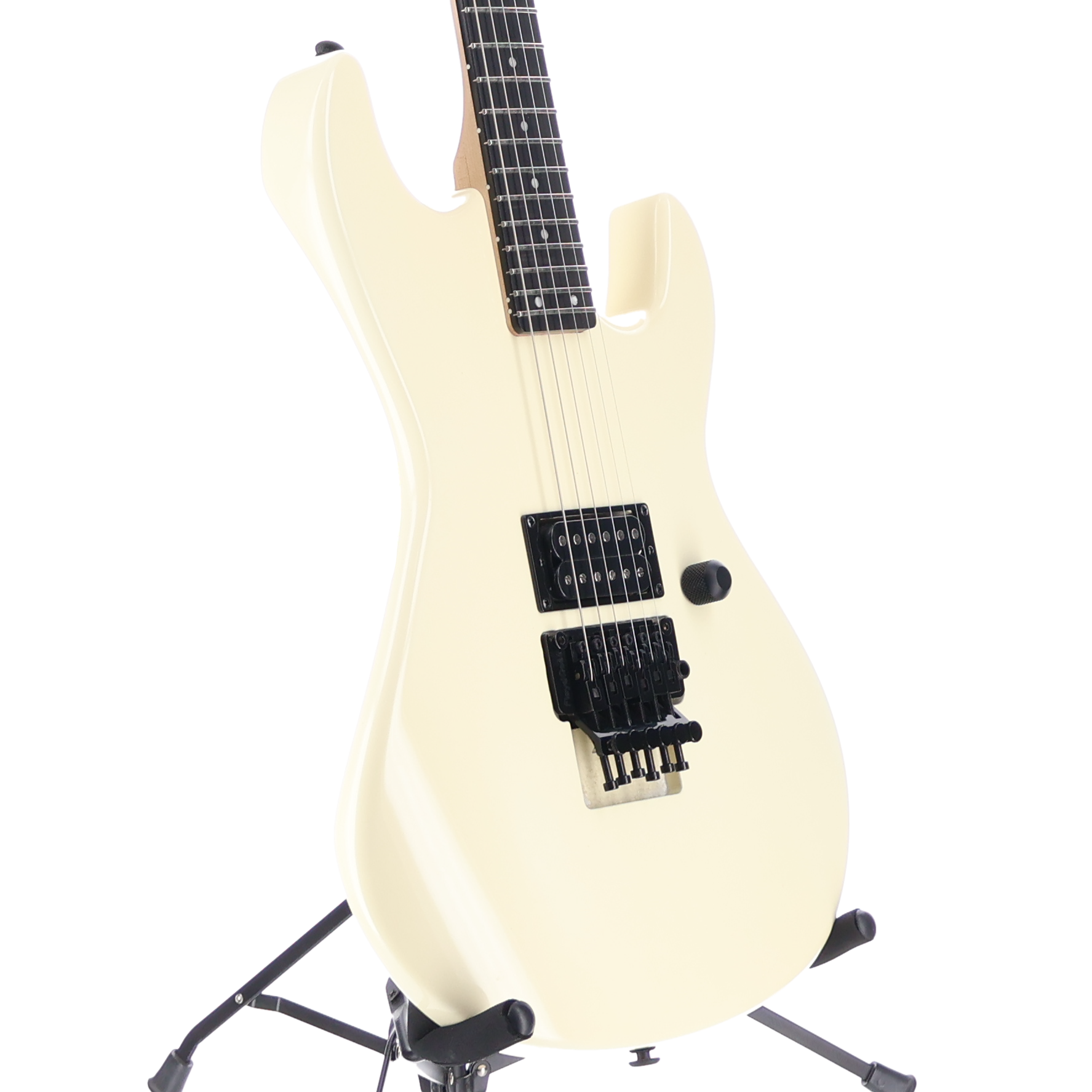 G&L Fullerton Deluxe Rampage 24 Floyd Rose Ebony Fingerboard - Ivory (Y4) (09069)
