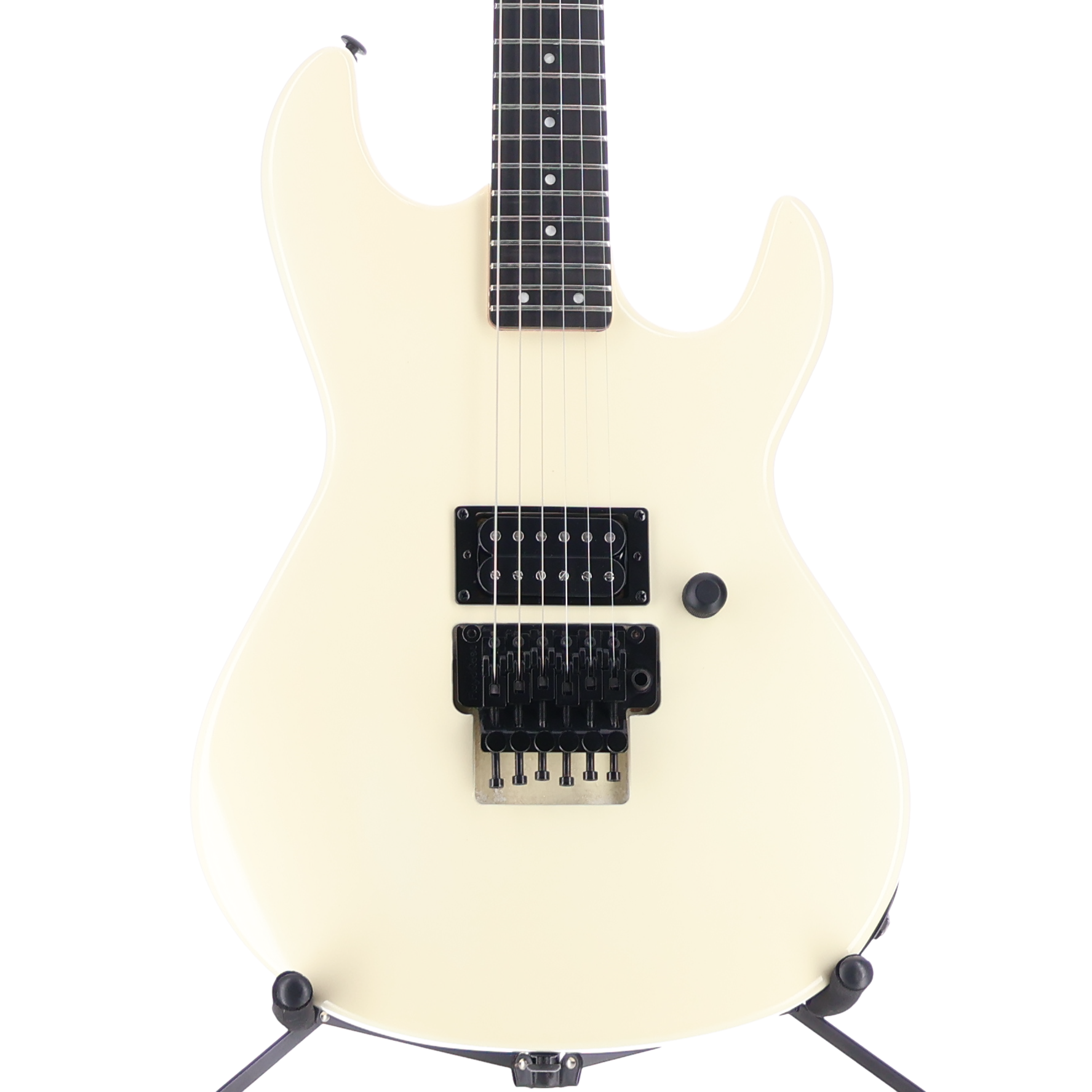 G&L Fullerton Deluxe Rampage 24 Floyd Rose Ebony Fingerboard - Ivory (Y4) (09069)