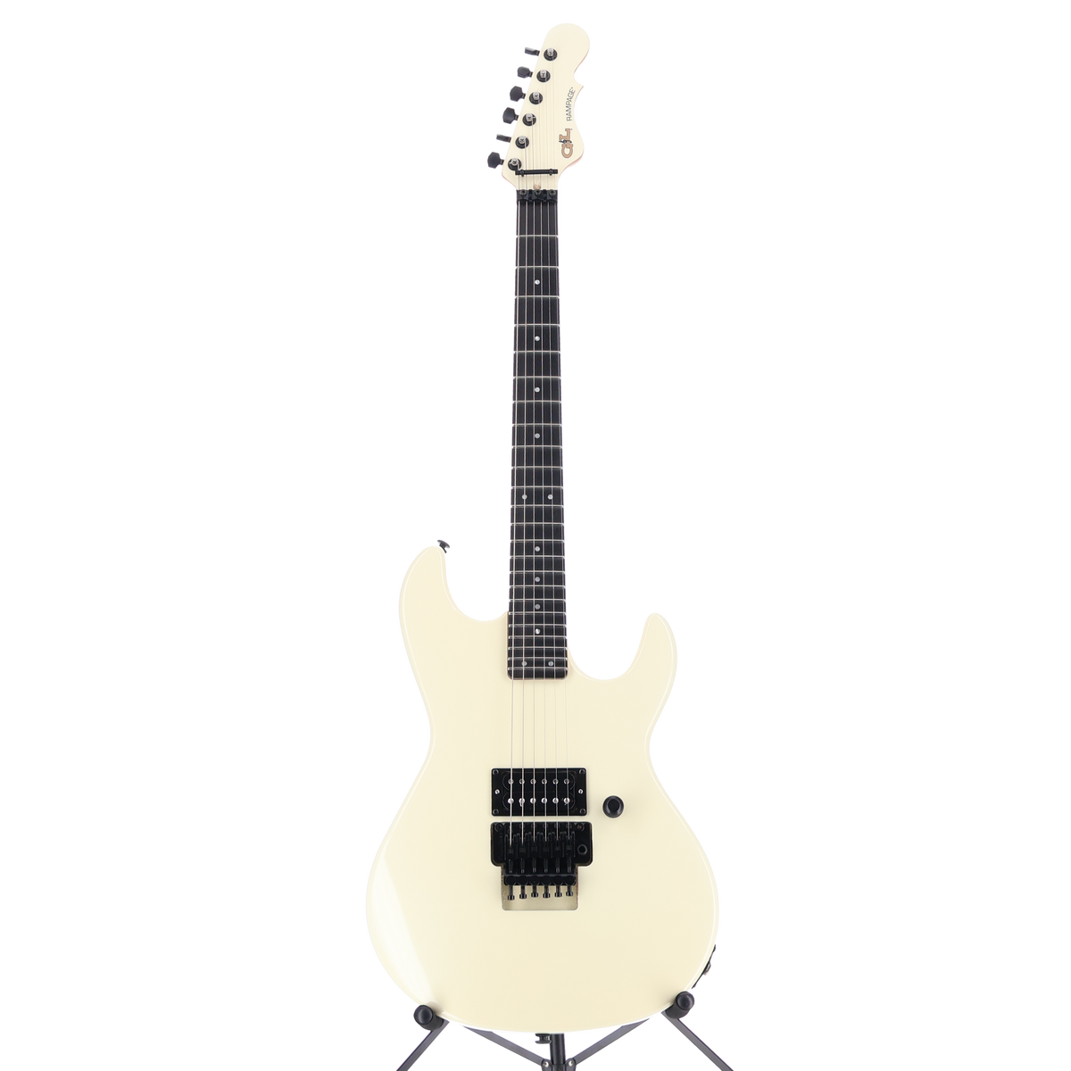 G&L Fullerton Deluxe Rampage 24 - Floyd Rose Ivory Finish (K10) (09090)