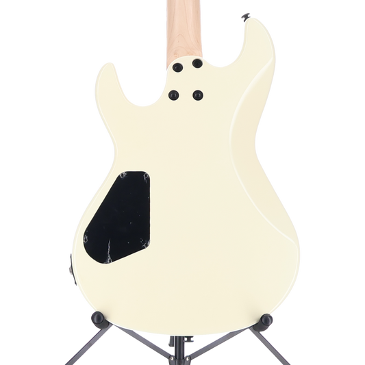 G&L Fullerton Deluxe Rampage 24 - Ivory, Ebony Fingerboard, Black Kahler (K13) (08156)