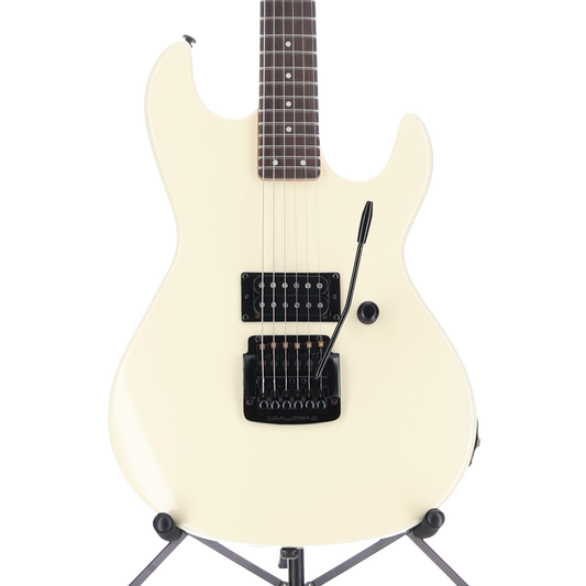 G&L Fullerton Deluxe Rampage 24 - Ivory, Ebony Fingerboard, Black Kahler (K13) (08156)