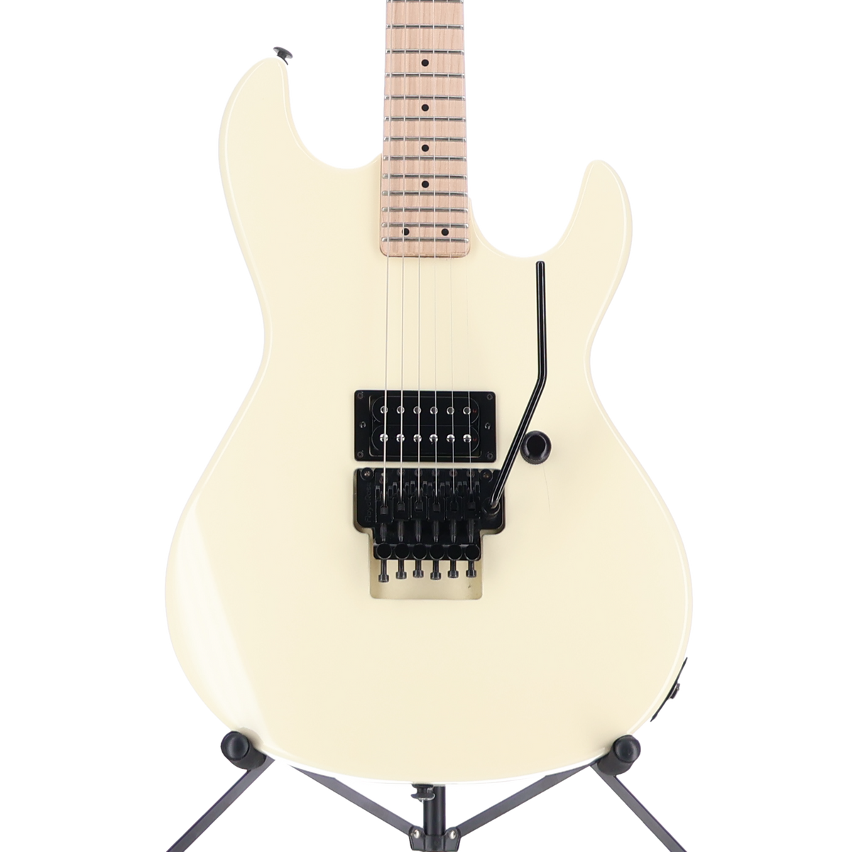 G&L Fullerton Deluxe Rampage 24 - Ivory, Maple Fingerboard, Black Floyd Rose (F13) (71602)