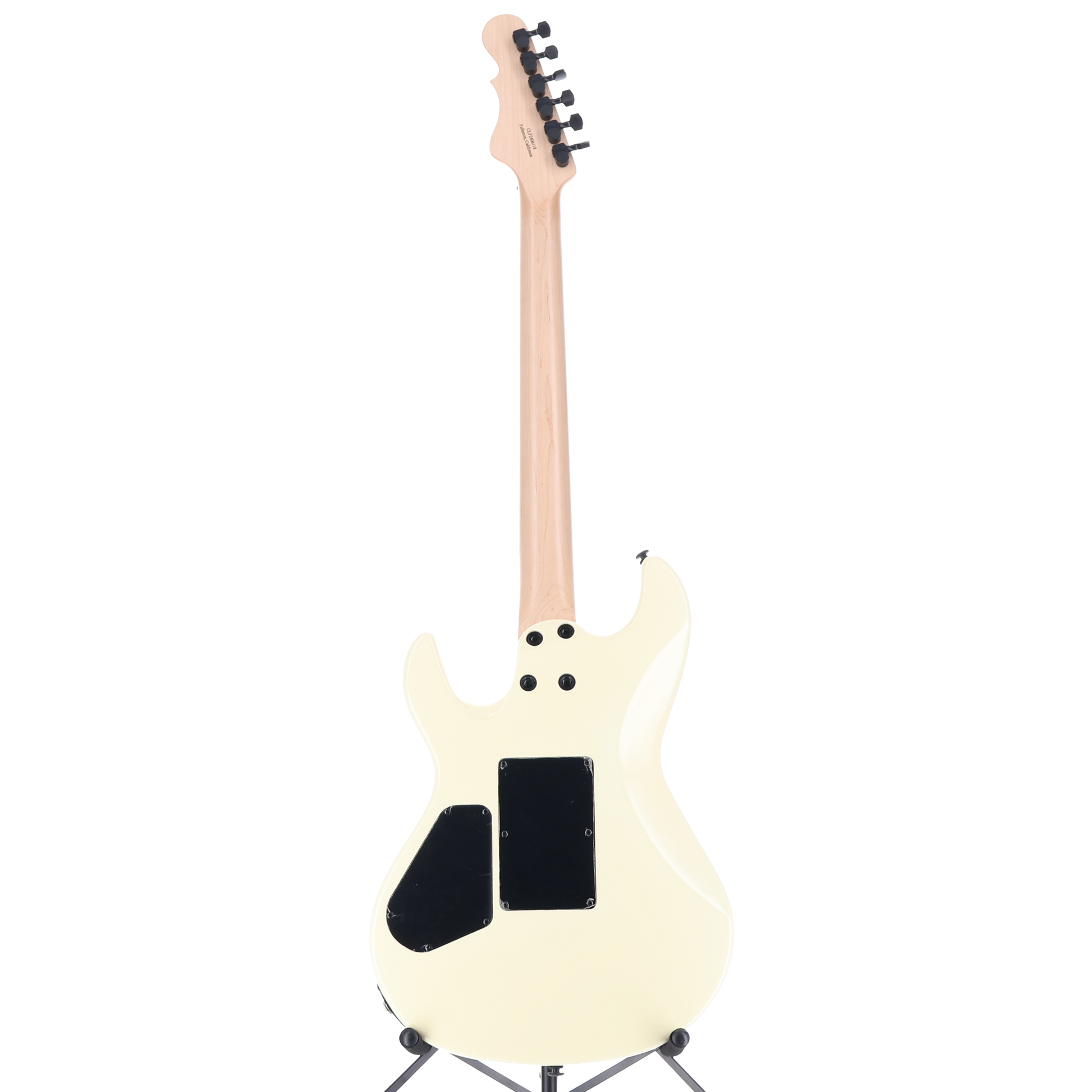 G&L Fullerton Deluxe Rampage 24 - Ivory, Maple Fingerboard, Black Floyd Rose (V3) (06118)
