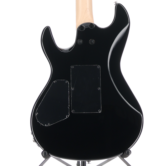 G&L Fullerton Deluxe Rampage 24 - Jet Black, Maple Fingerboard, Chrome Floyd Rose (J10) (05058)