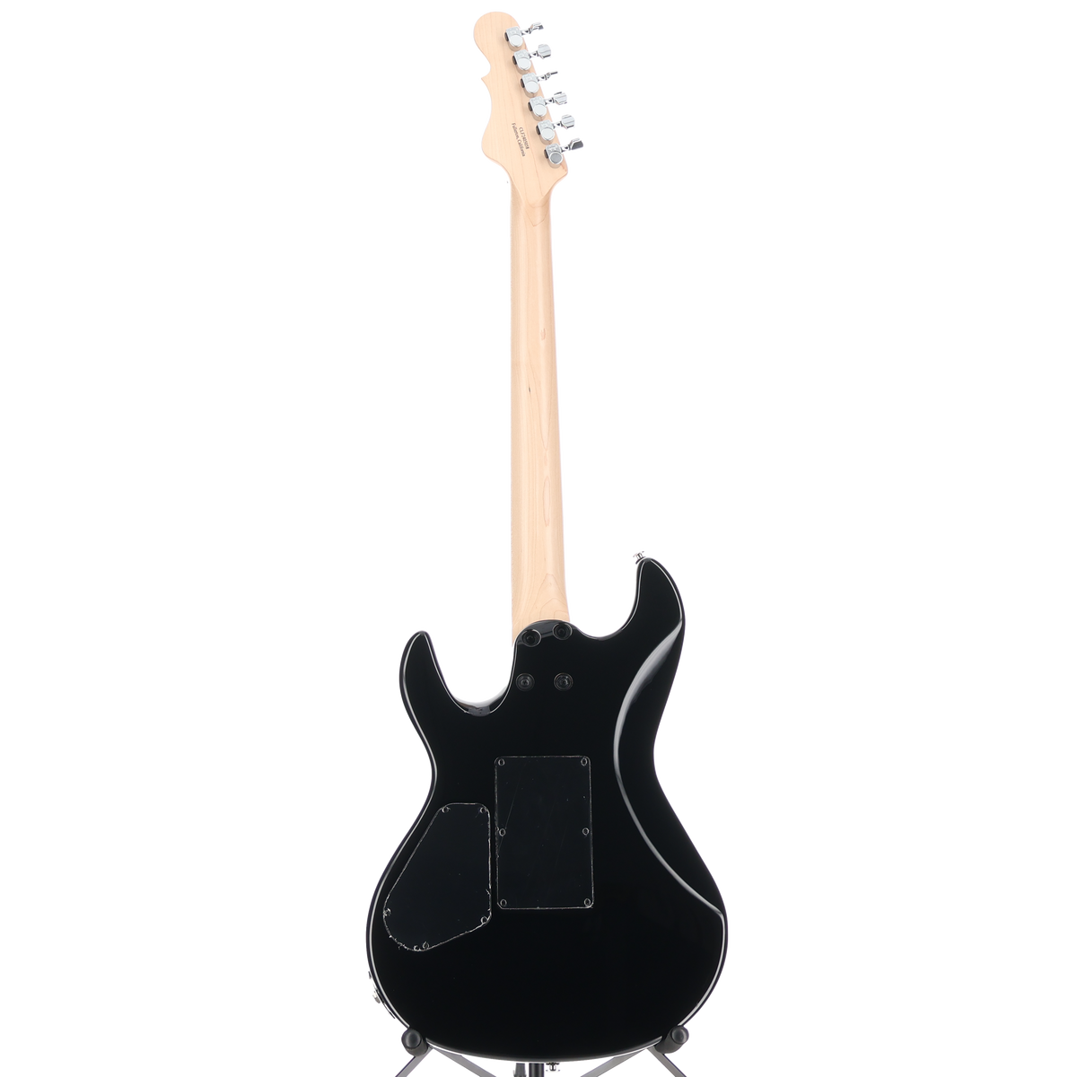 G&L Fullerton Deluxe Rampage 24 - Jet Black, Maple Fingerboard, Chrome Floyd Rose (J10) (05058)