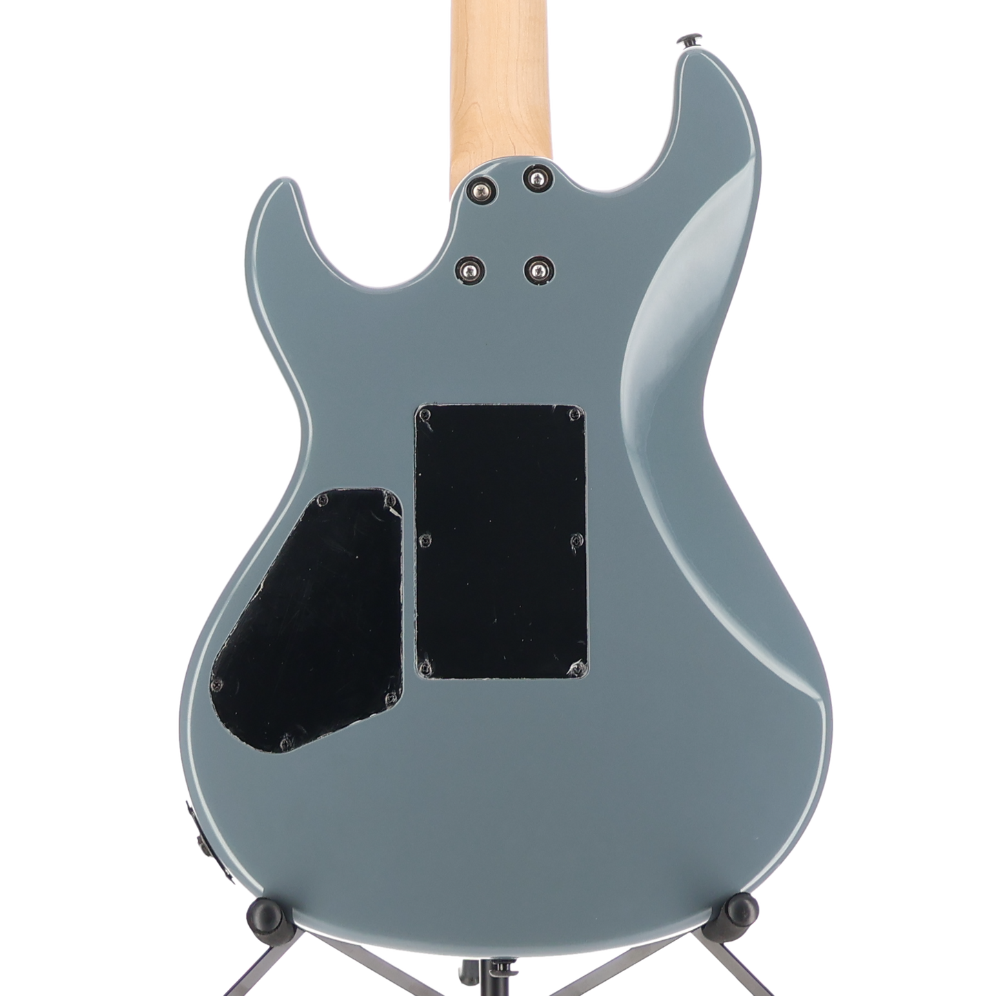 G&L Fullerton Deluxe Rampage 24 - Sparkle Grey, Ebony Fingerboard, Black Floyd Rose, Fishman Humbuckers (L9) (71601)