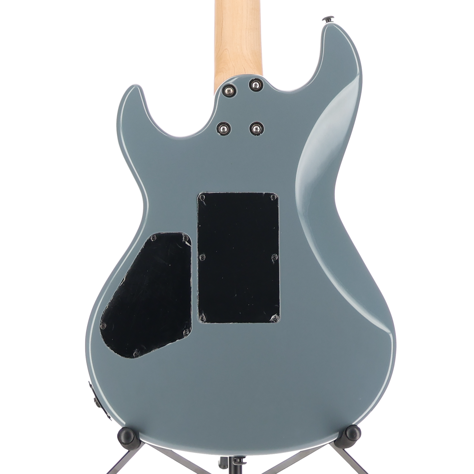 G&L Fullerton Deluxe Rampage 24 - Sparkle Grey, Ebony Fingerboard, Black Floyd Rose, Fishman Humbuckers (L9) (71601)