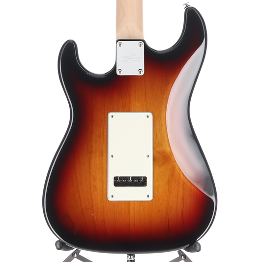G&L Fullerton Deluxe S-500 Electric Guitar 3 Tone Sunburst (04168)