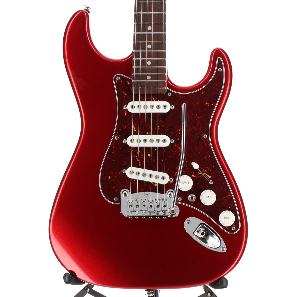 G&L Fullerton Deluxe S-500 Electric Guitar Candy Apple Red (#8) (04216)