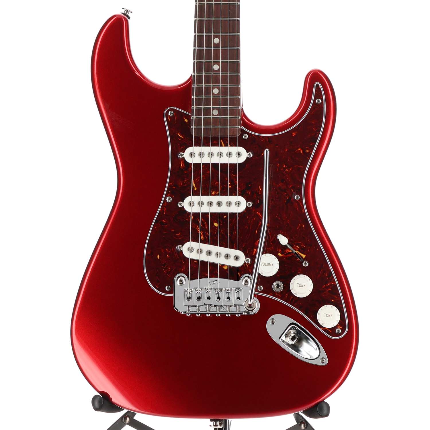 G&L Fullerton Deluxe S-500 Electric Guitar Candy Apple Red (#8) (04216)