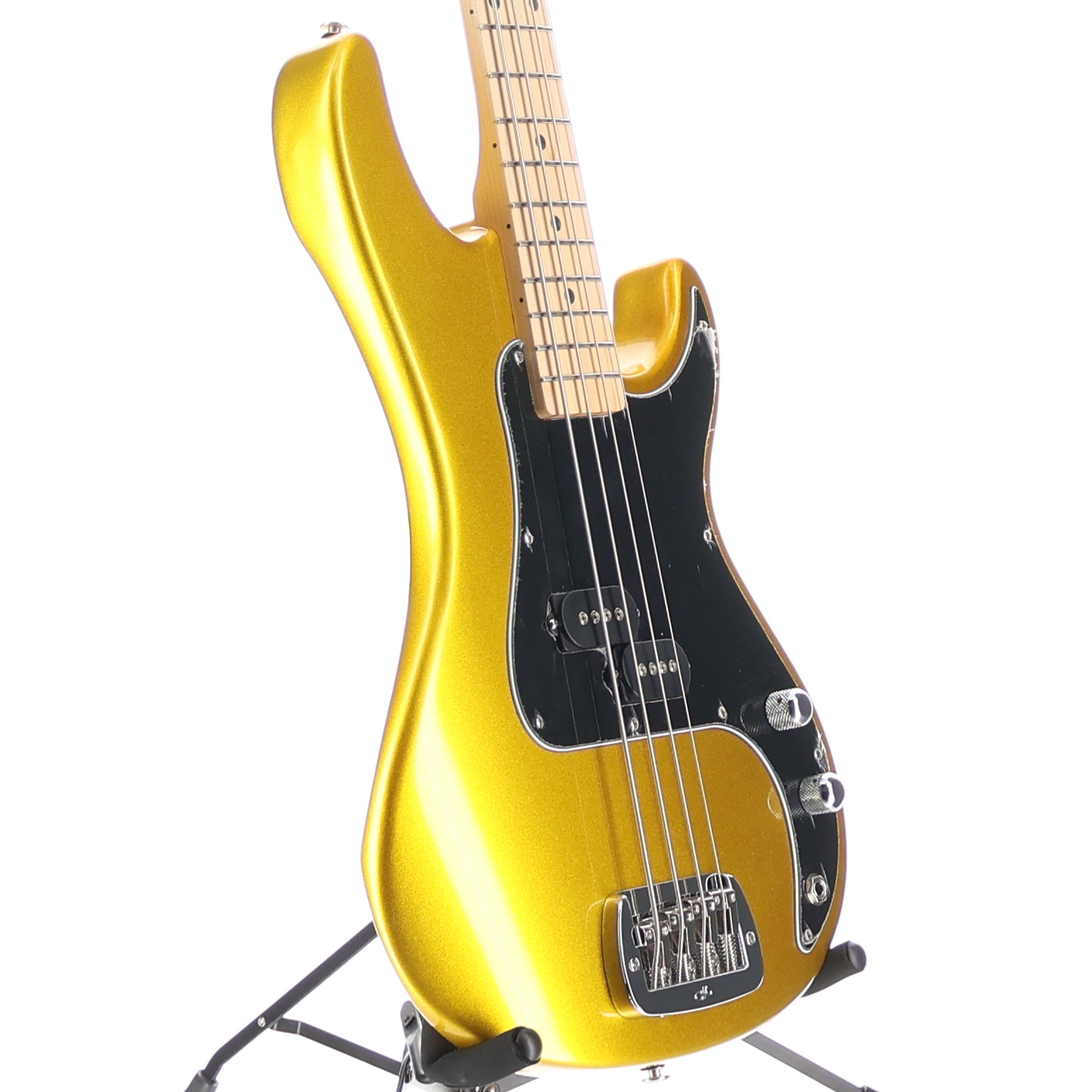 G&L Fullerton Deluxe SB-1 Electric Bass Guitar - Yukon Gold Metallic (M5) (08143)