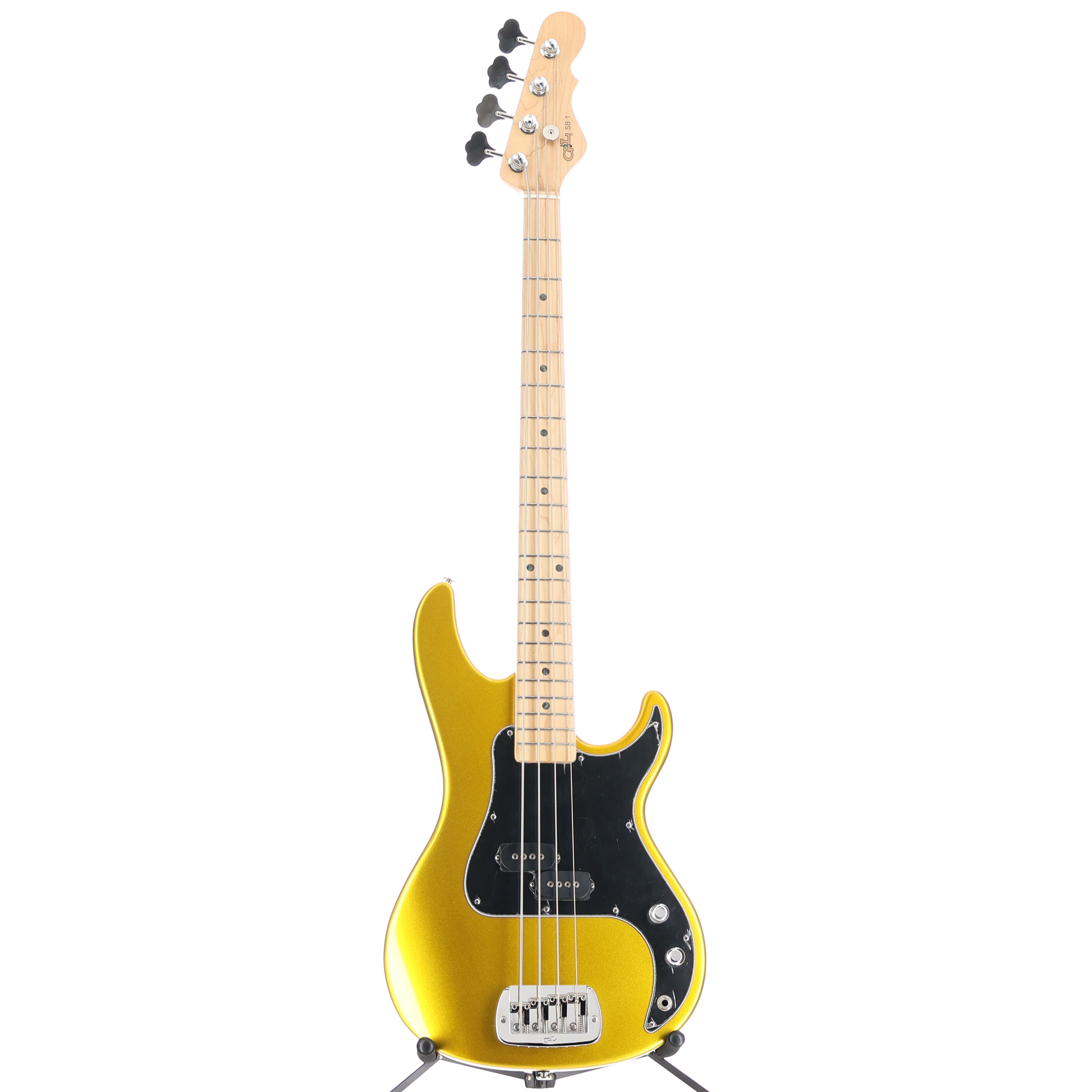 G&L Fullerton Deluxe SB-1 Electric Bass Guitar - Yukon Gold Metallic (M5) (08143)
