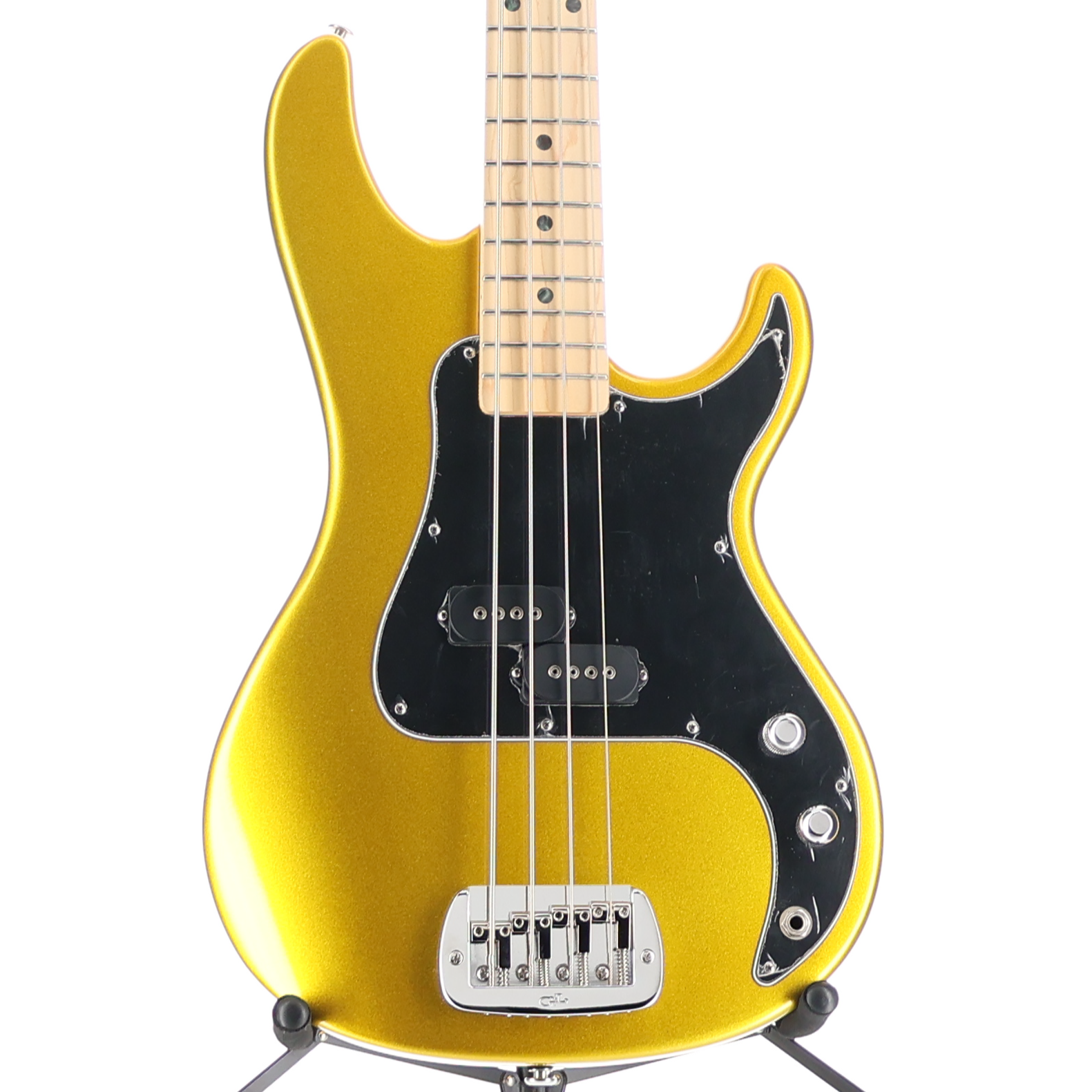 G&L Fullerton Deluxe SB-1 Electric Bass Guitar - Yukon Gold Metallic (M5) (08143)
