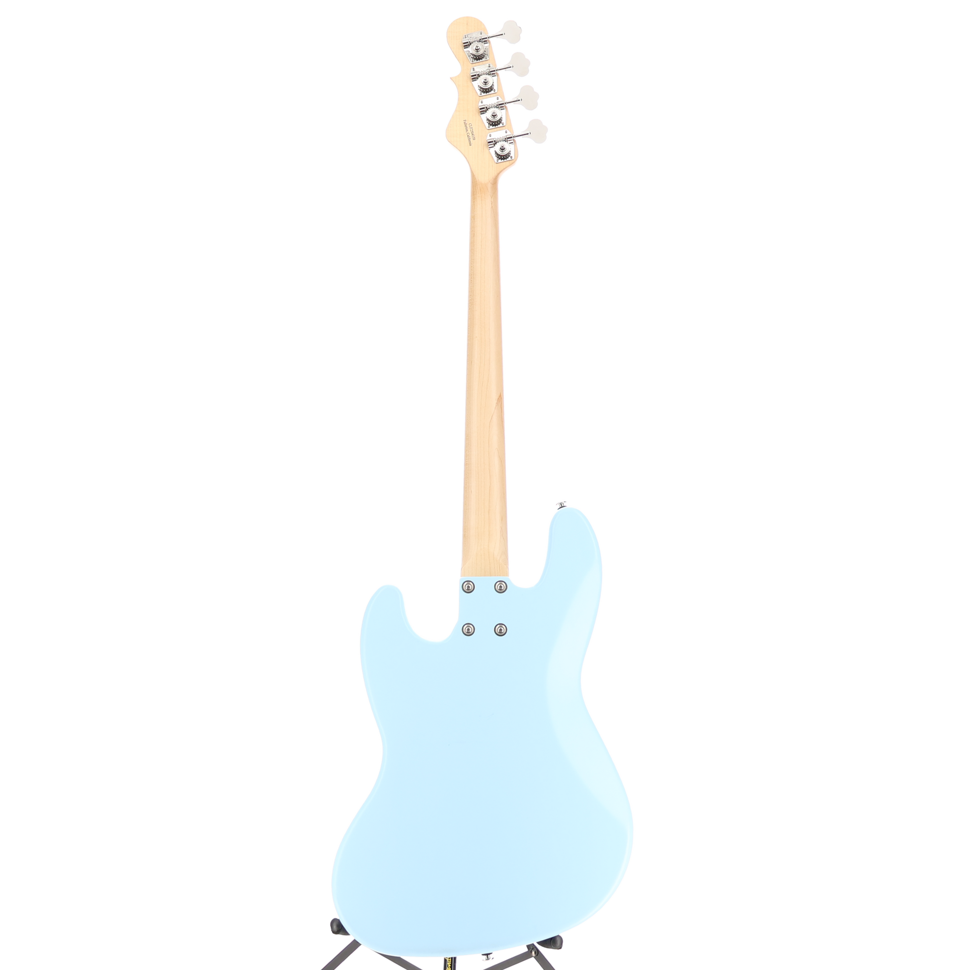 G&L G&L Build to Order JB 4 String Bass Sonic Blue Satin "Frost" Top Coat w/Matching Headstock (04159)