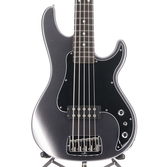 G&L G&L Fullerton Deluxe Kiloton 5 String Bass Guitar Graphite Metallic (04060)
