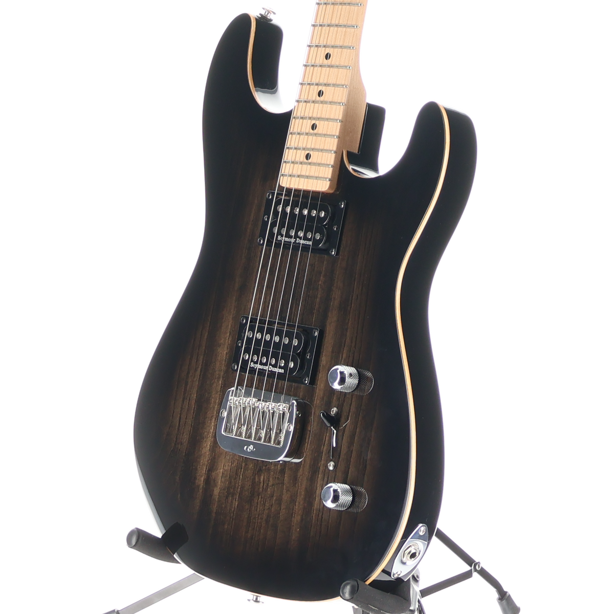 G&L G&L Invader XL Swamp Ash Body w/Reverse Headstock Blaclburst (SR) (09090)