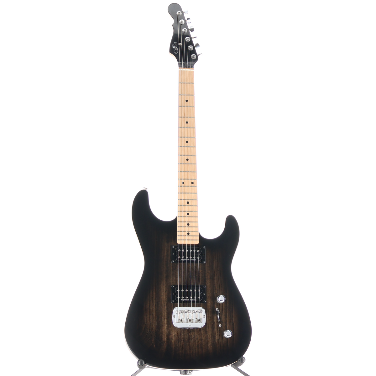 G&L G&L Invader XL Swamp Ash Body w/Reverse Headstock Blaclburst (SR) (09090)