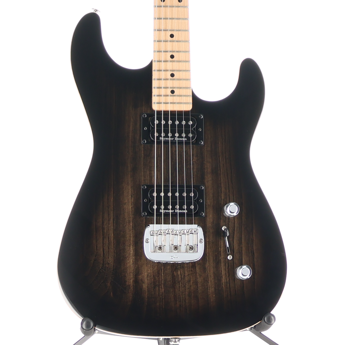 G&L G&L Invader XL Swamp Ash Body w/Reverse Headstock Blaclburst (SR) (09090)