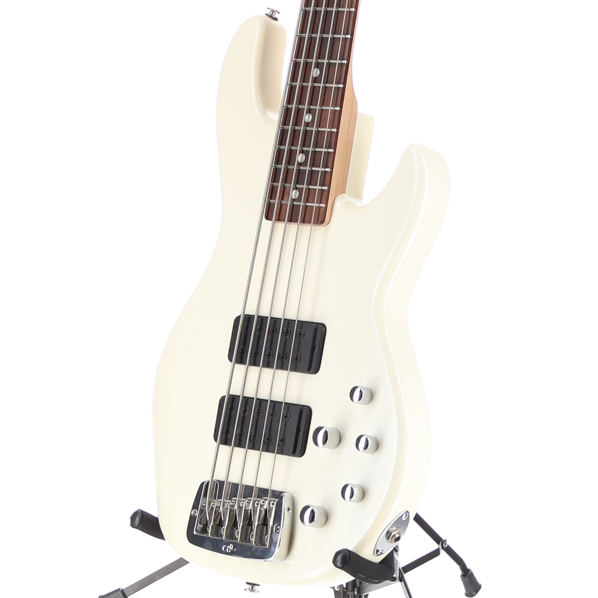 G&L L-2500 Series 750 Fullerton 5 String - 2011-12 - Pearl White (L6) (62254)