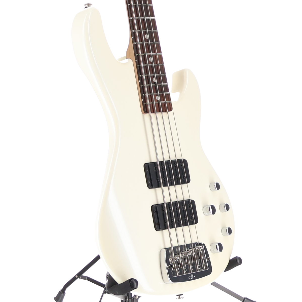 G&L L-2500 Series 750 Fullerton 5 String - 2011-12 - Pearl White (L6) (62254)
