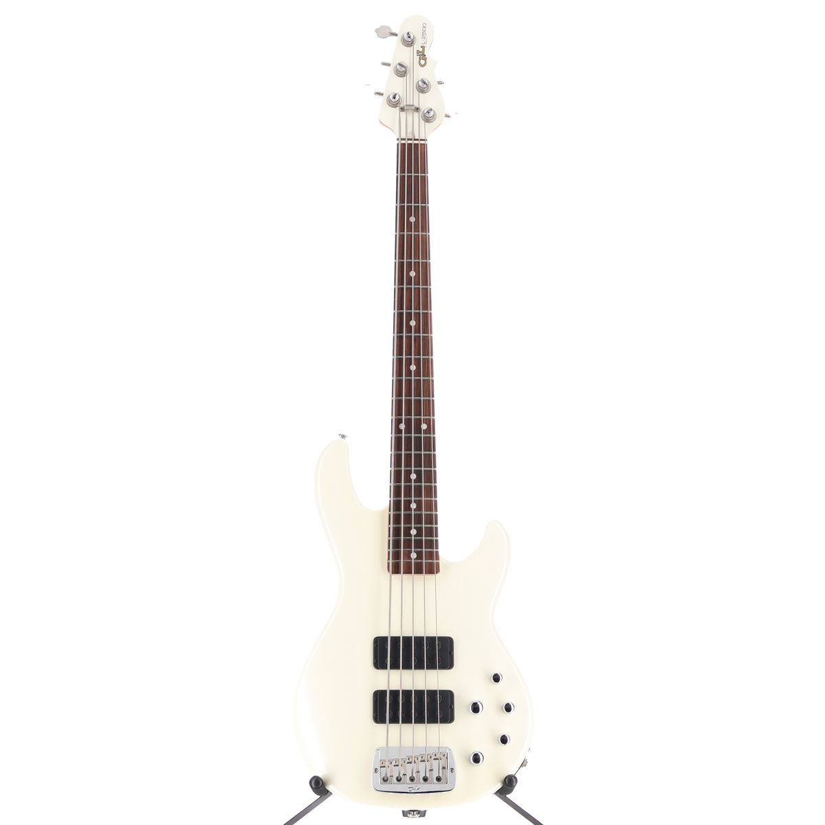 G&L L-2500 Series 750 Fullerton 5 String - 2011-12 - Pearl White (L6) (62254)