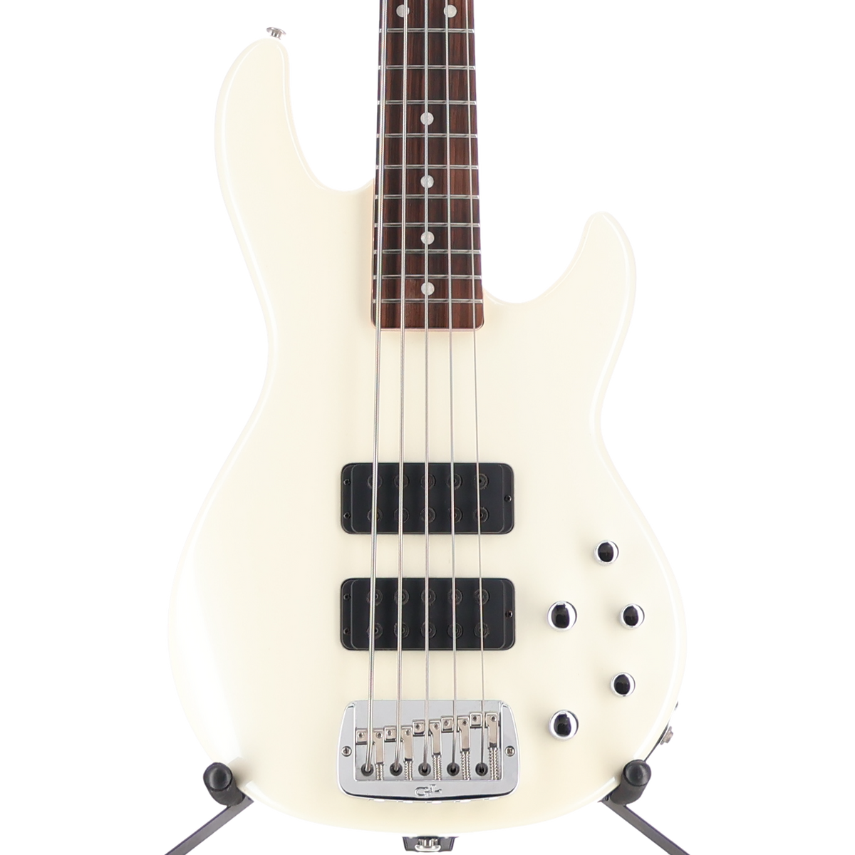 G&L L-2500 Series 750 Fullerton 5 String - 2011-12 - Pearl White (L6) (62254)