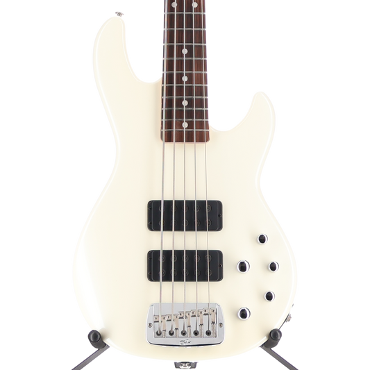 G&L L-2500 Series 750 Fullerton 5 String - 2011-12 - Pearl White (L6) (62254)