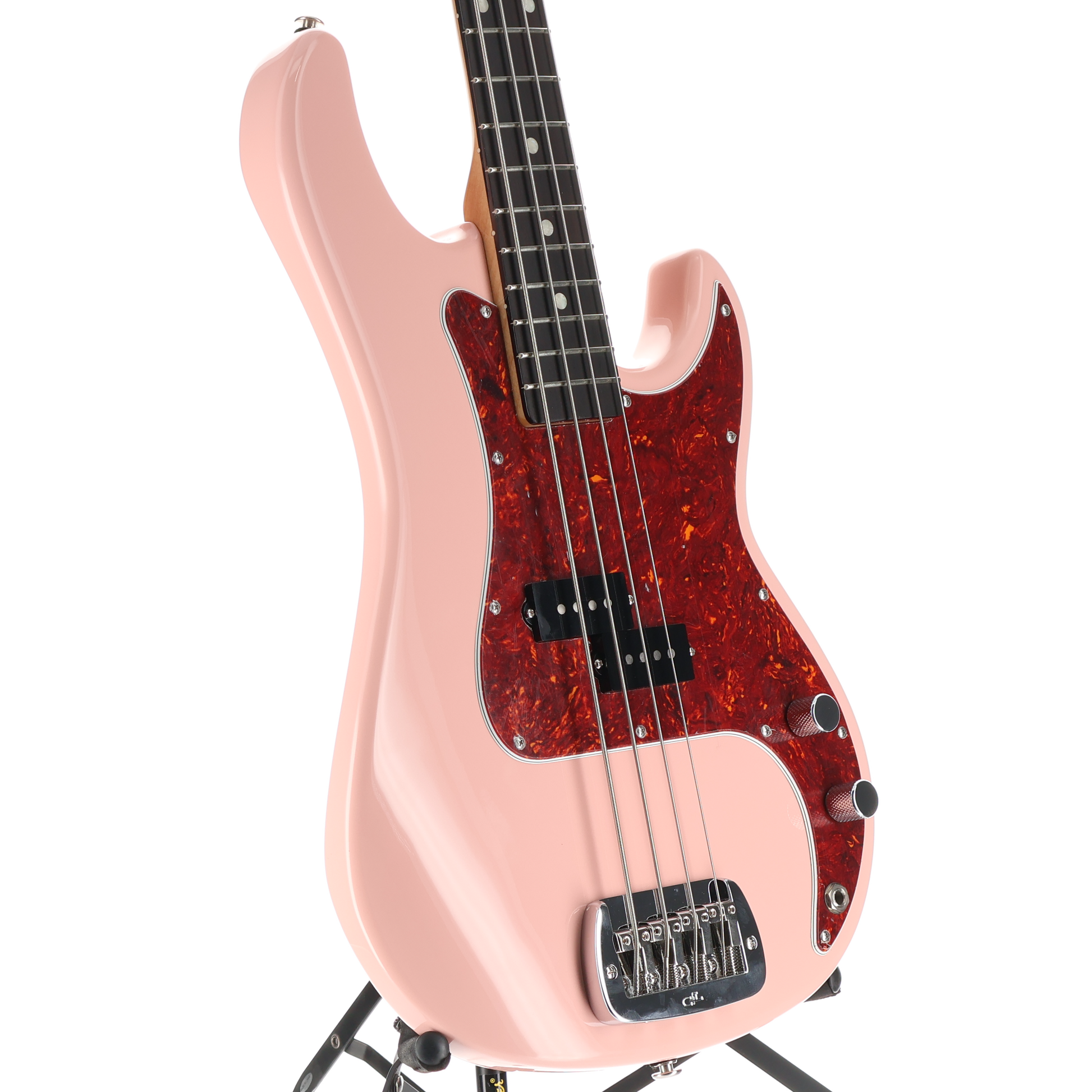 G&L LB-100 Classic 4-string Electric Bass Shell Pink (08159)