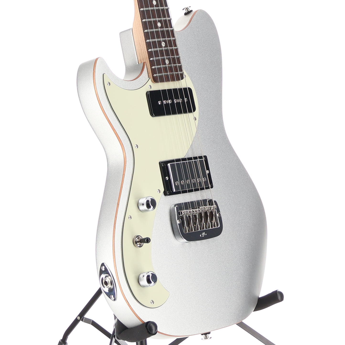 G&L Left Handed Build to Order Fallout Electric Guitar Pewter (A9) (05032)