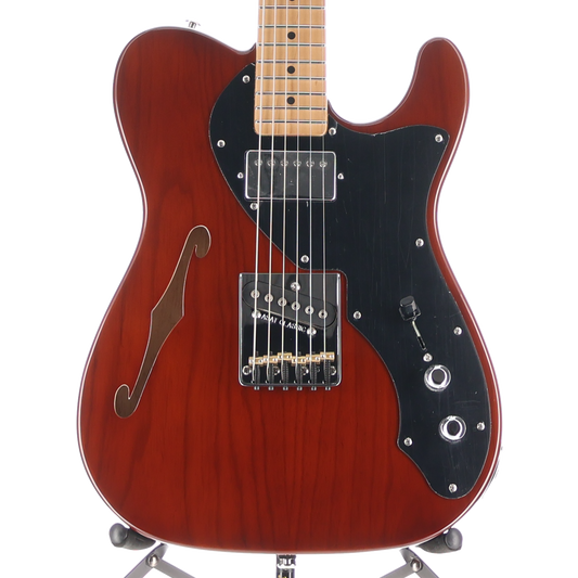 G&L Limited Edition ASAT Classic Bluesboy Thinline Electric Guitar Mocha (05136)