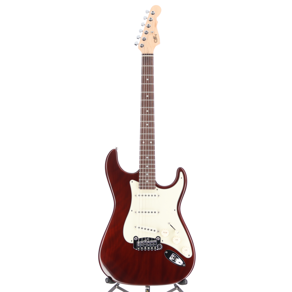 G&L Prototype Legacy Electric Guitar Transparent Mocha Finish (#13) (08168)