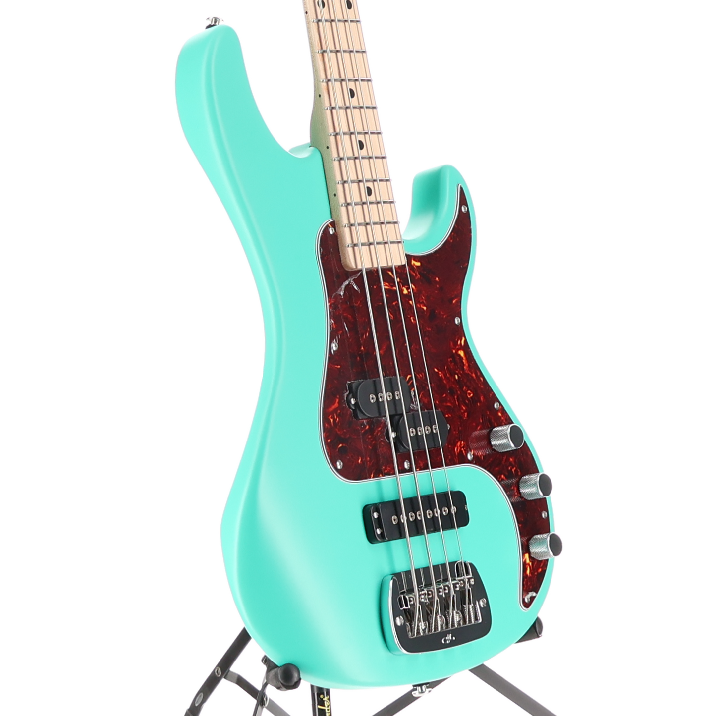 G&L SB-2 4 String Bass Guitar Belair Green Satin Frost Top Coat (06057)