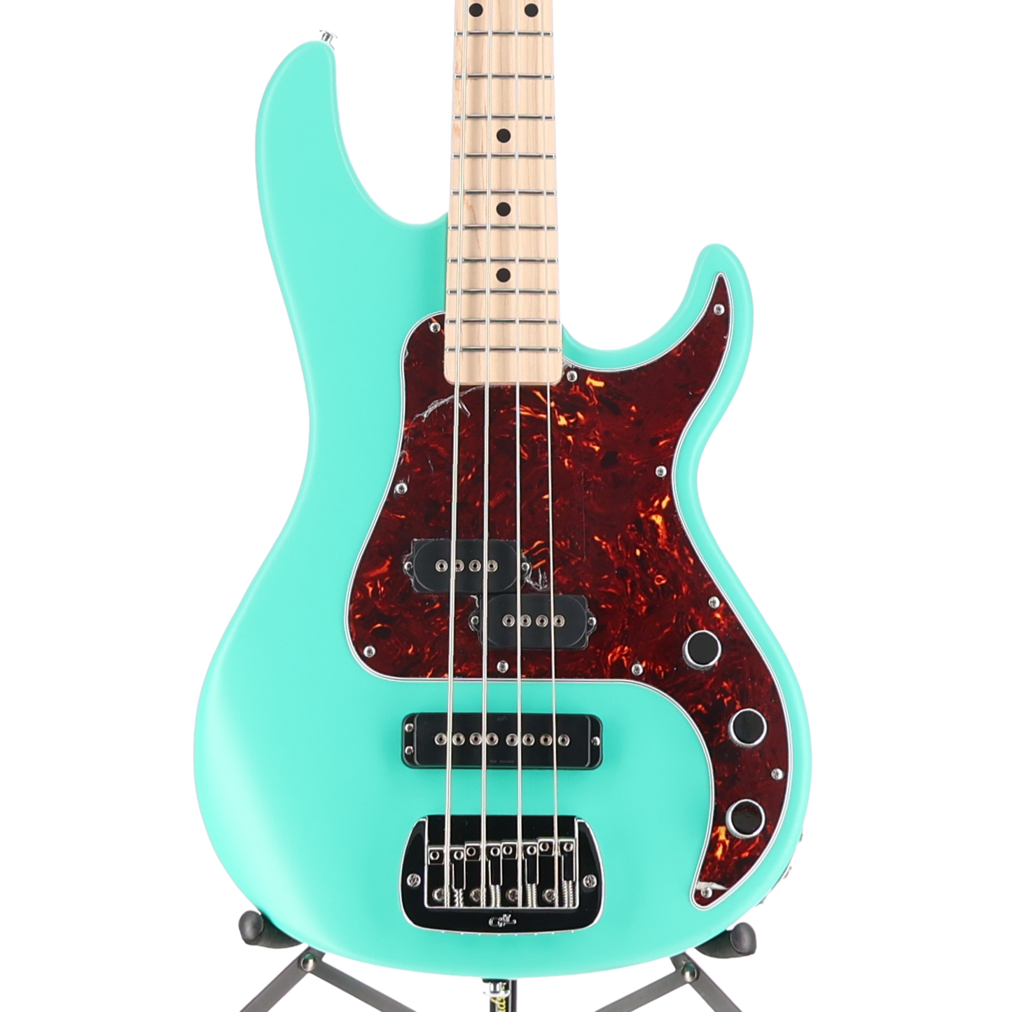 G&L SB-2 4 String Bass Guitar Belair Green Satin Frost Top Coat (06057)