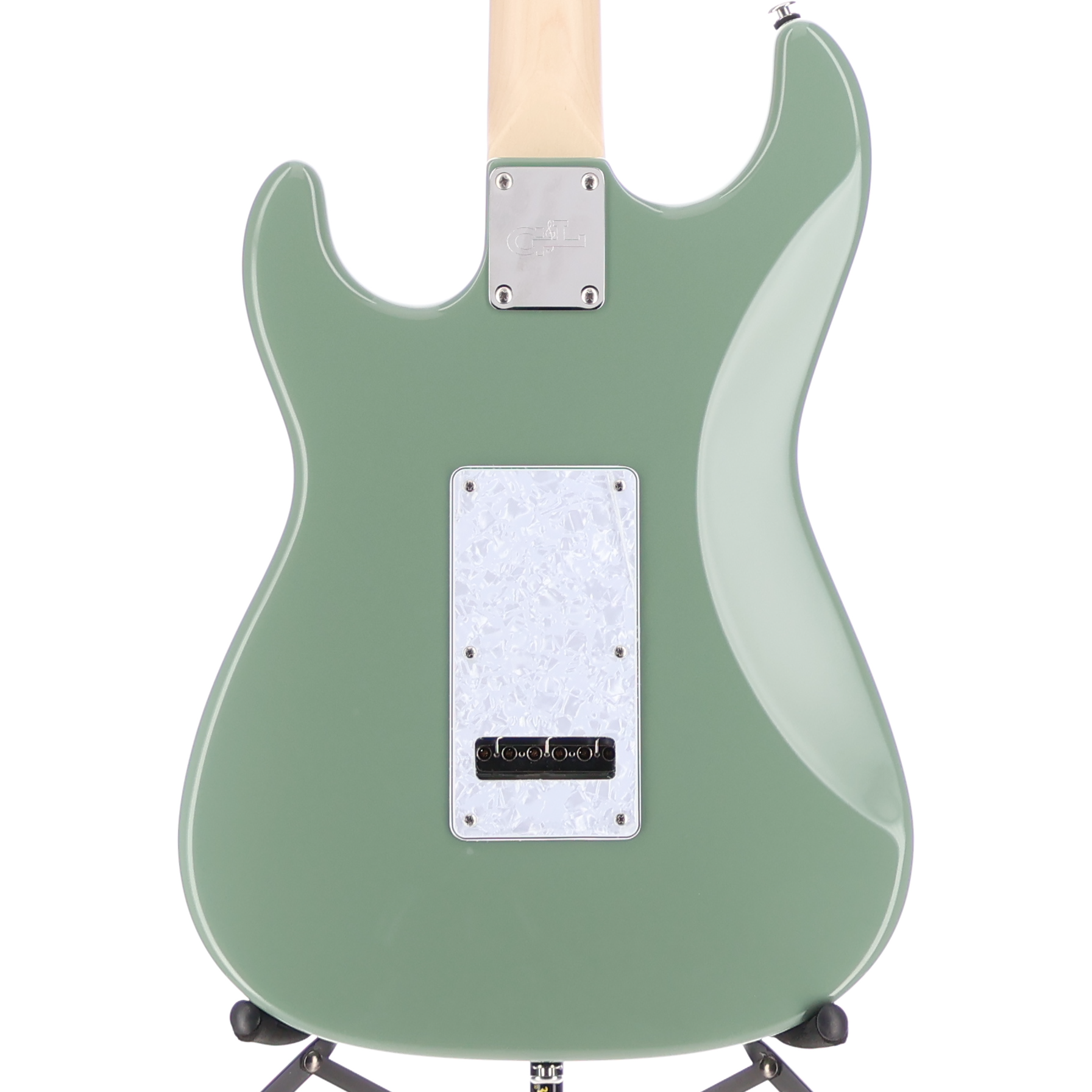 G&L The G&L Fullerton Deluxe Legacy HB HSS Electric Guitar in Matcha Green (06103)